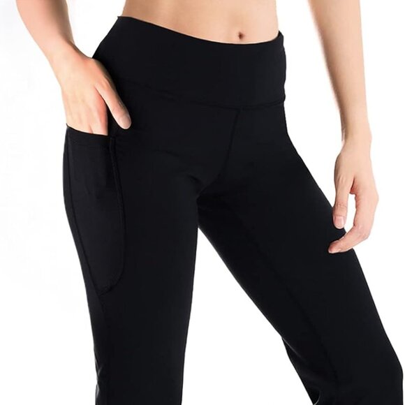 New ~ Women's Yoga Workout Lounge Pants Yogipace with Side Pockets size Large - Picture 1 of 13